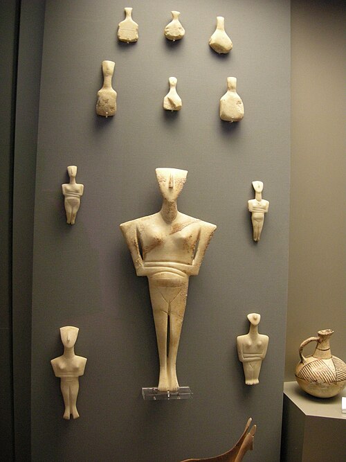 Cycladic figurines